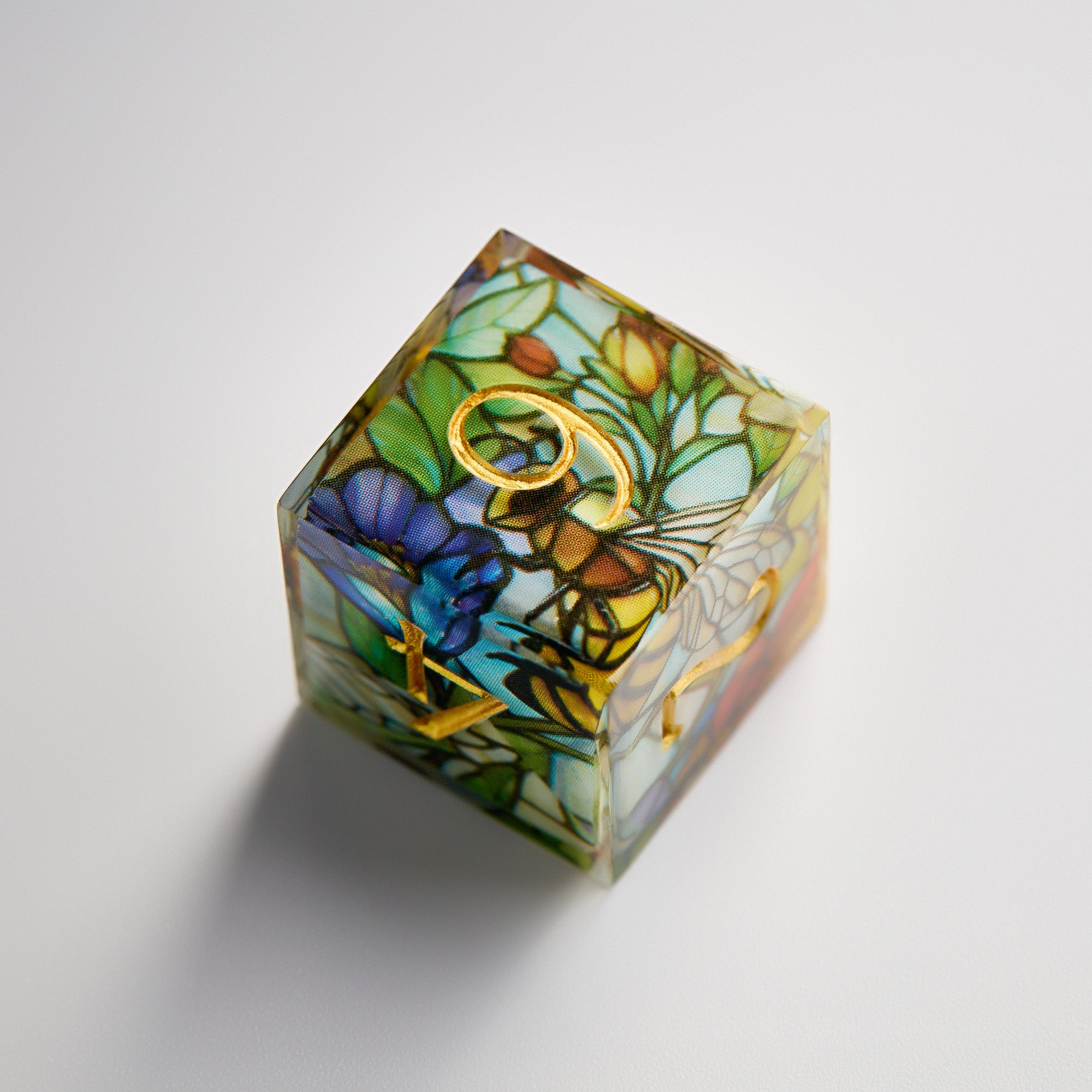 Honeybees and Flowers Dice - CrystalMaggie