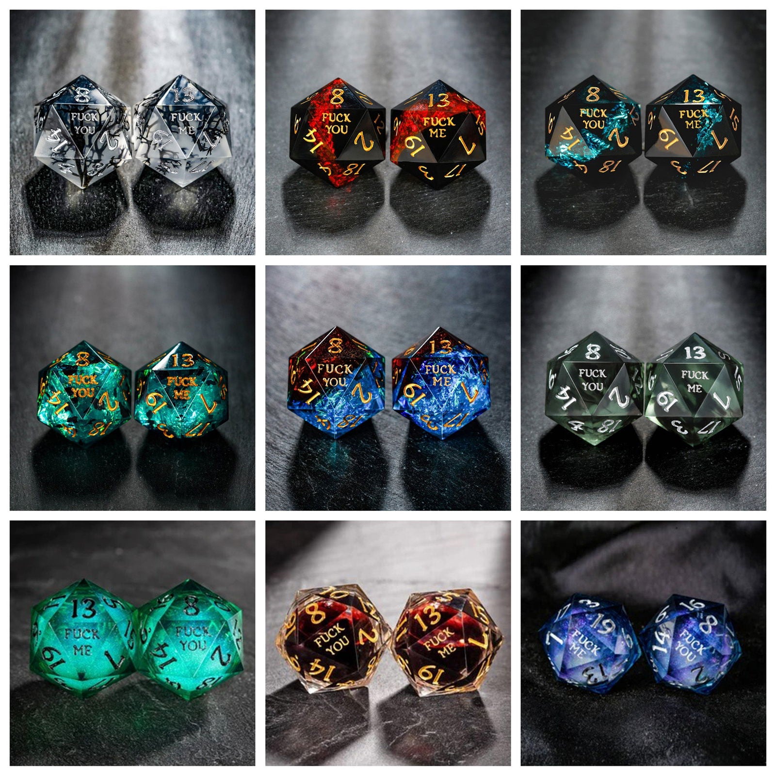 Mystery Random DnD D&D Dice Set - CrystalMaggie