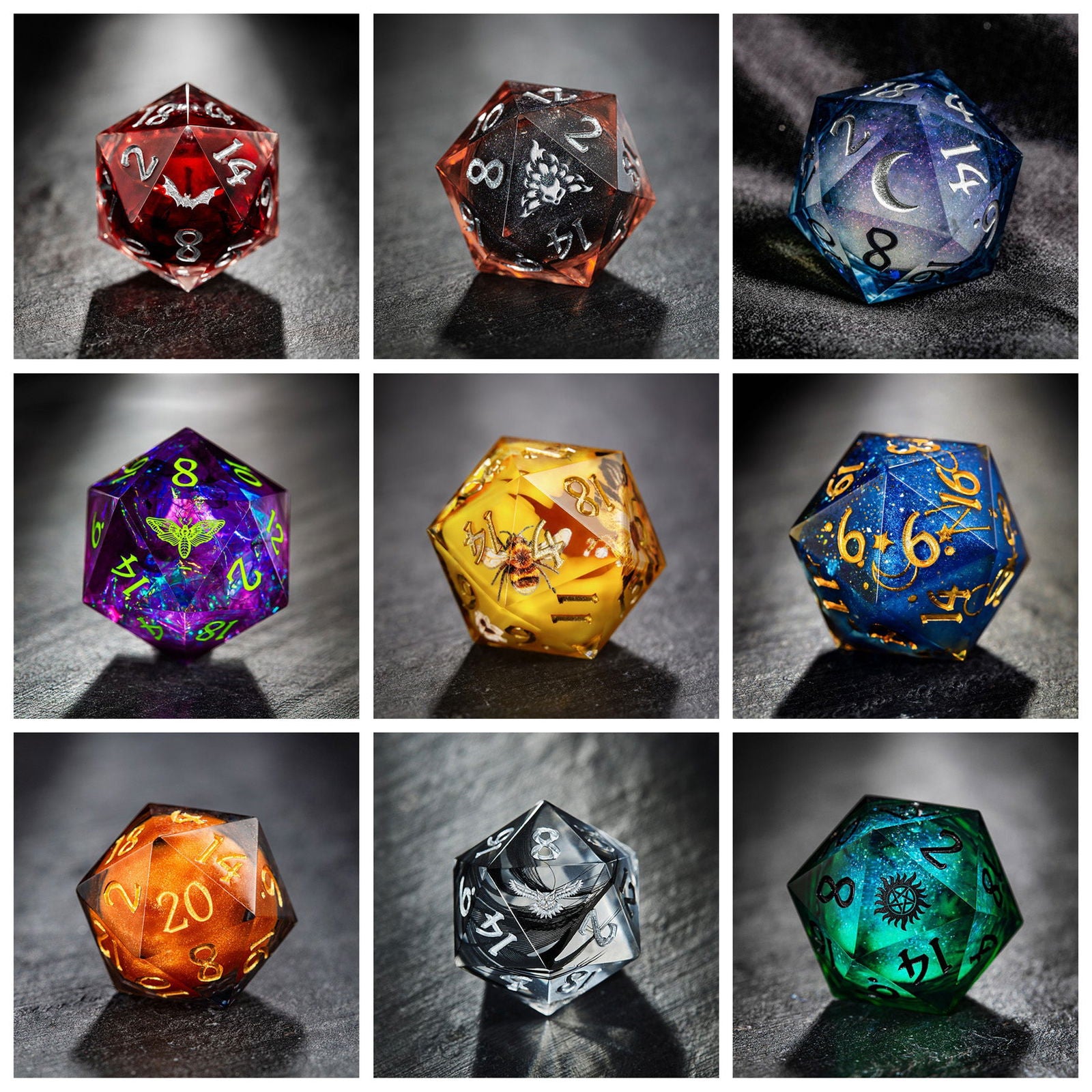Mystery Random DnD D&D Dice Set - CrystalMaggie