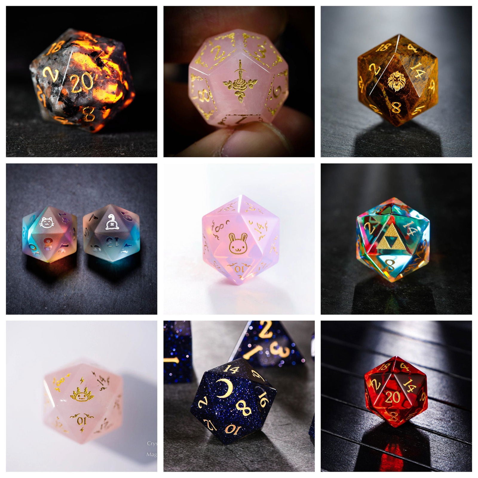 Mystery Random DnD D&D Dice Set - CrystalMaggie
