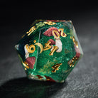 Magical Forest Mushroom Resin DnD D&D Dice Set