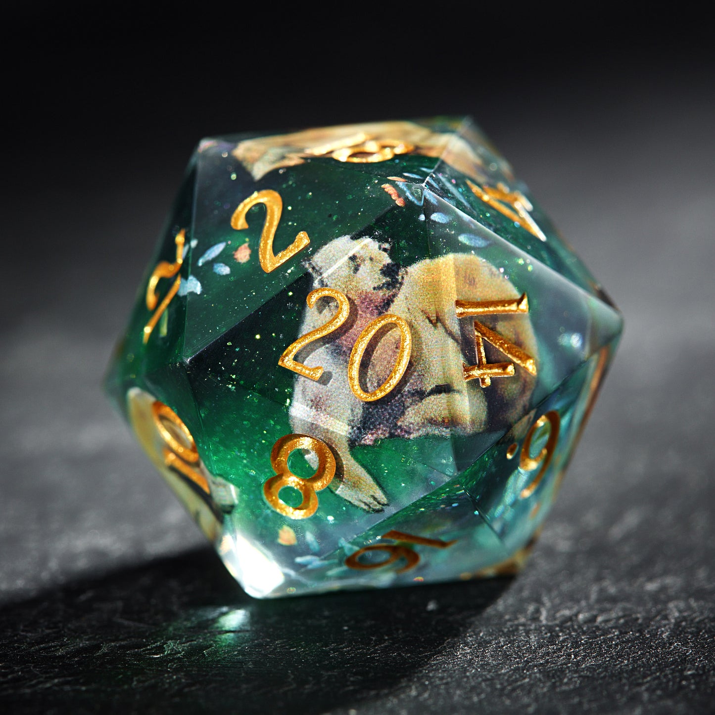 Brown Bears in the Forest Resin Dice