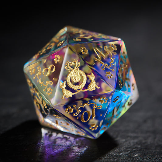 Verre fantastique Tous les dés Zelda DnD D&amp;D