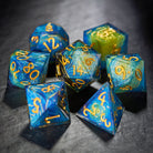 Van Gogh's Starry Night Resin DnD D&D Dice Set