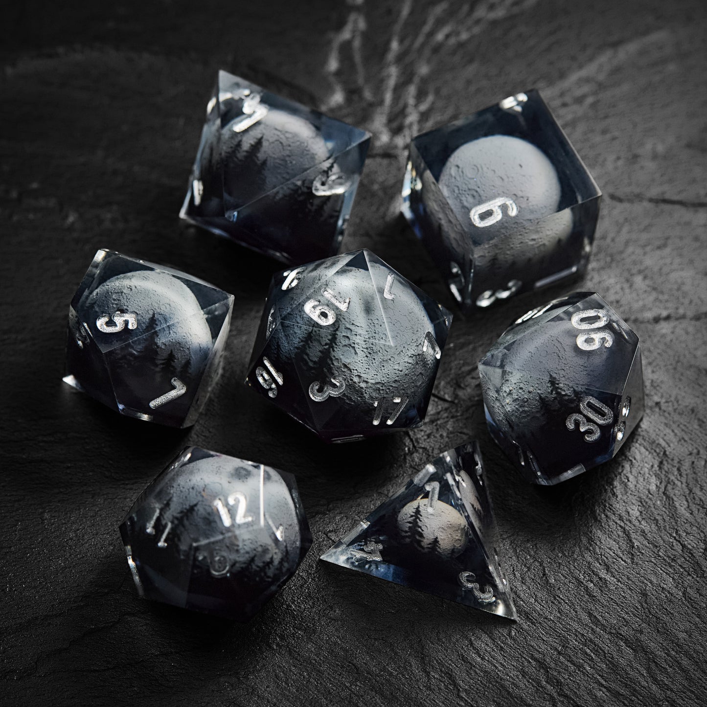 Enchanted Forest of the Moon Dice - CrystalMaggie