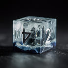 The Lone Wolf in the Snow All Paw Dice - CrystalMaggie