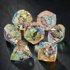 Multifaceted Fantastic Glass Astrology Motif Sailor Moon Dice - CrystalMaggie