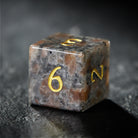 Yooperlite UV Reactive Gemstone Phoenix DnD D&D Dice Set