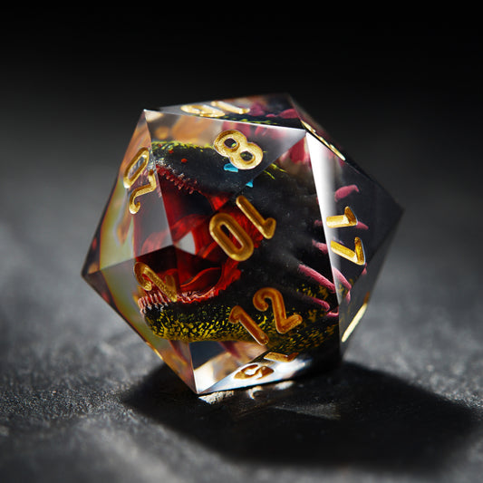 The Evil Dragon Roars Resin Dice