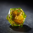 Acorn Grass Green  Dice - CrystalMaggie