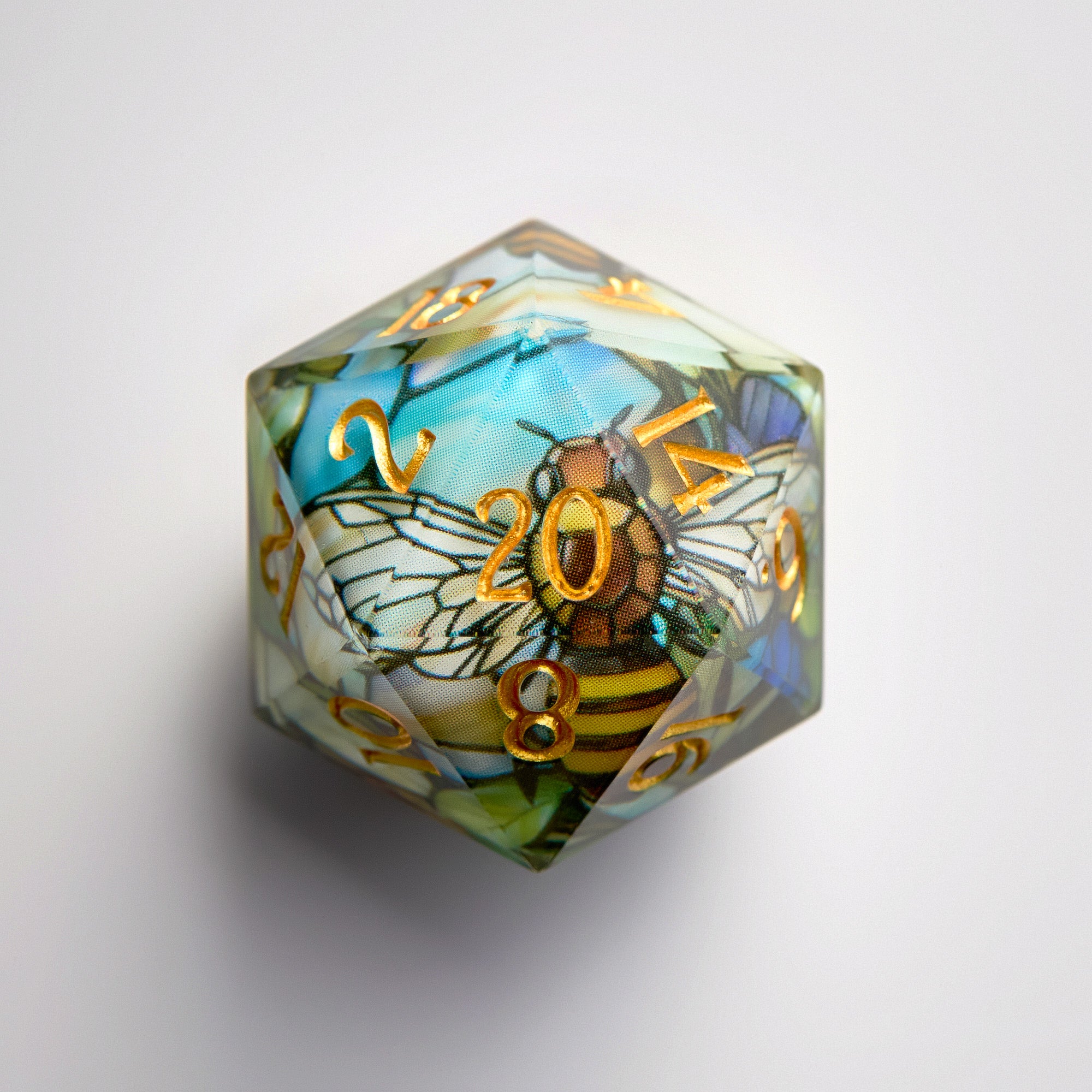 Honeybees and Flowers Dice - CrystalMaggie