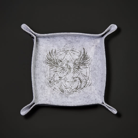 Magic Circle Phoenix Motif Dice Tray