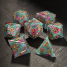 Vintage Floral Honey Bee Dice - CrystalMaggie