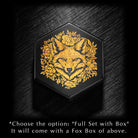 Foxes Ice Blue Resin DnD D&D Dice Set - CrystalMaggie