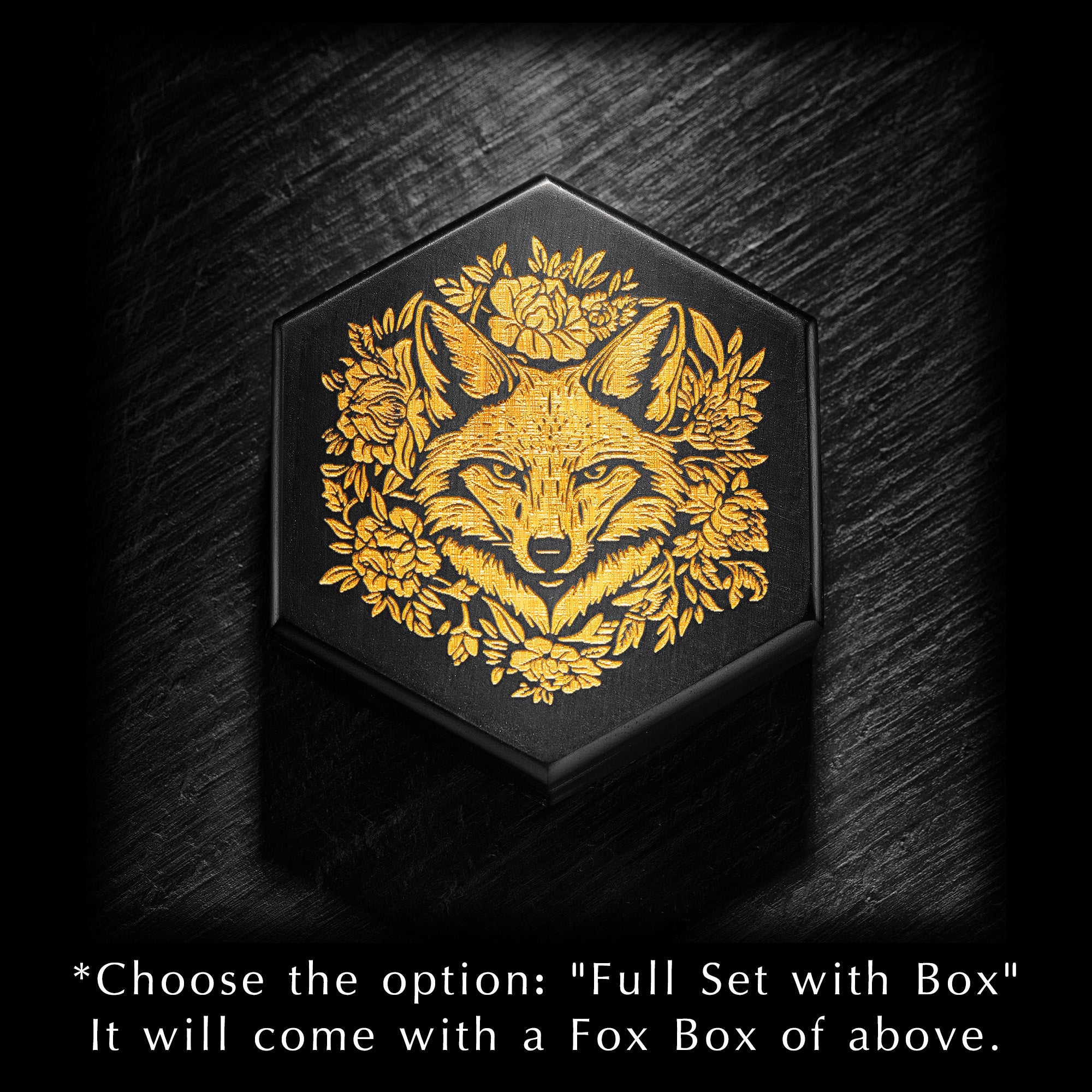 Foxes Ice Blue Resin DnD D&D Dice Set - CrystalMaggie