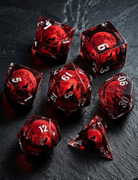 [Lab] Blood Moon Wolf Howl Dice - CrystalMaggie