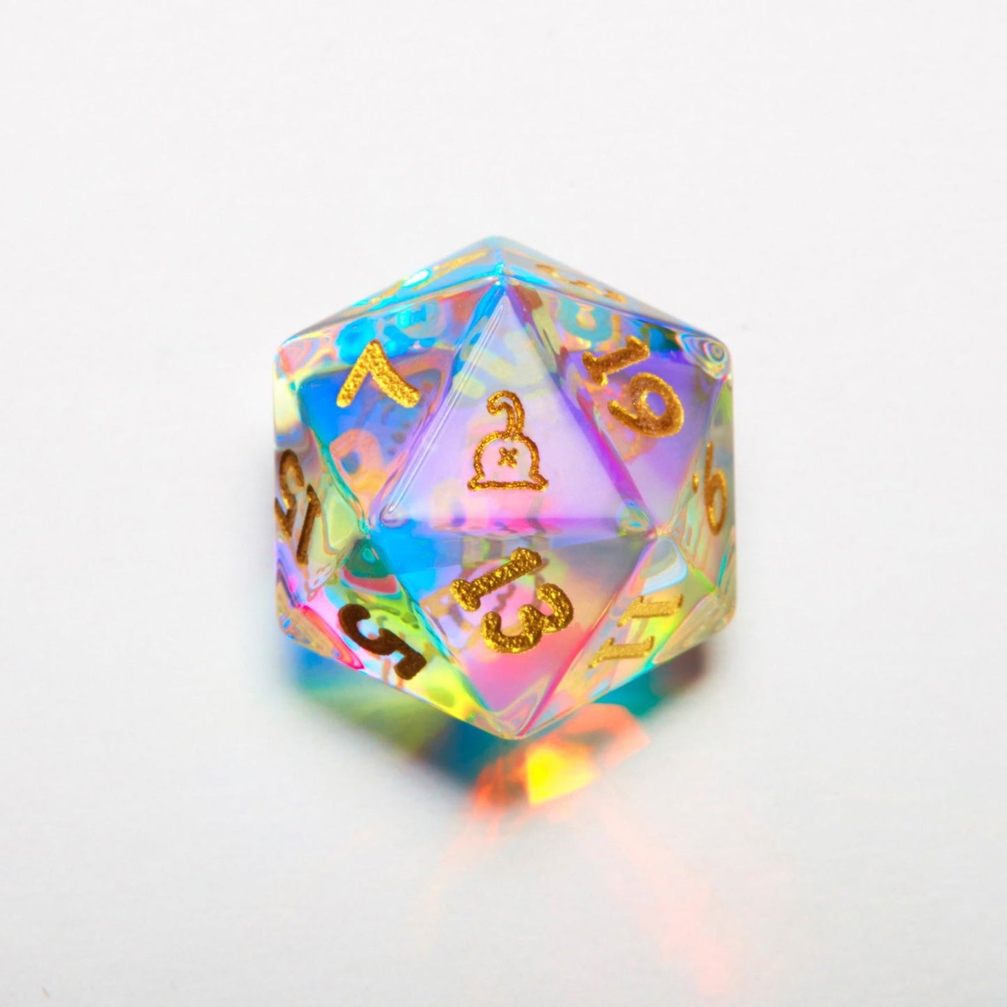 Fantastic Glass Cat Butt DnD D&D Dice Set - CrystalMaggie