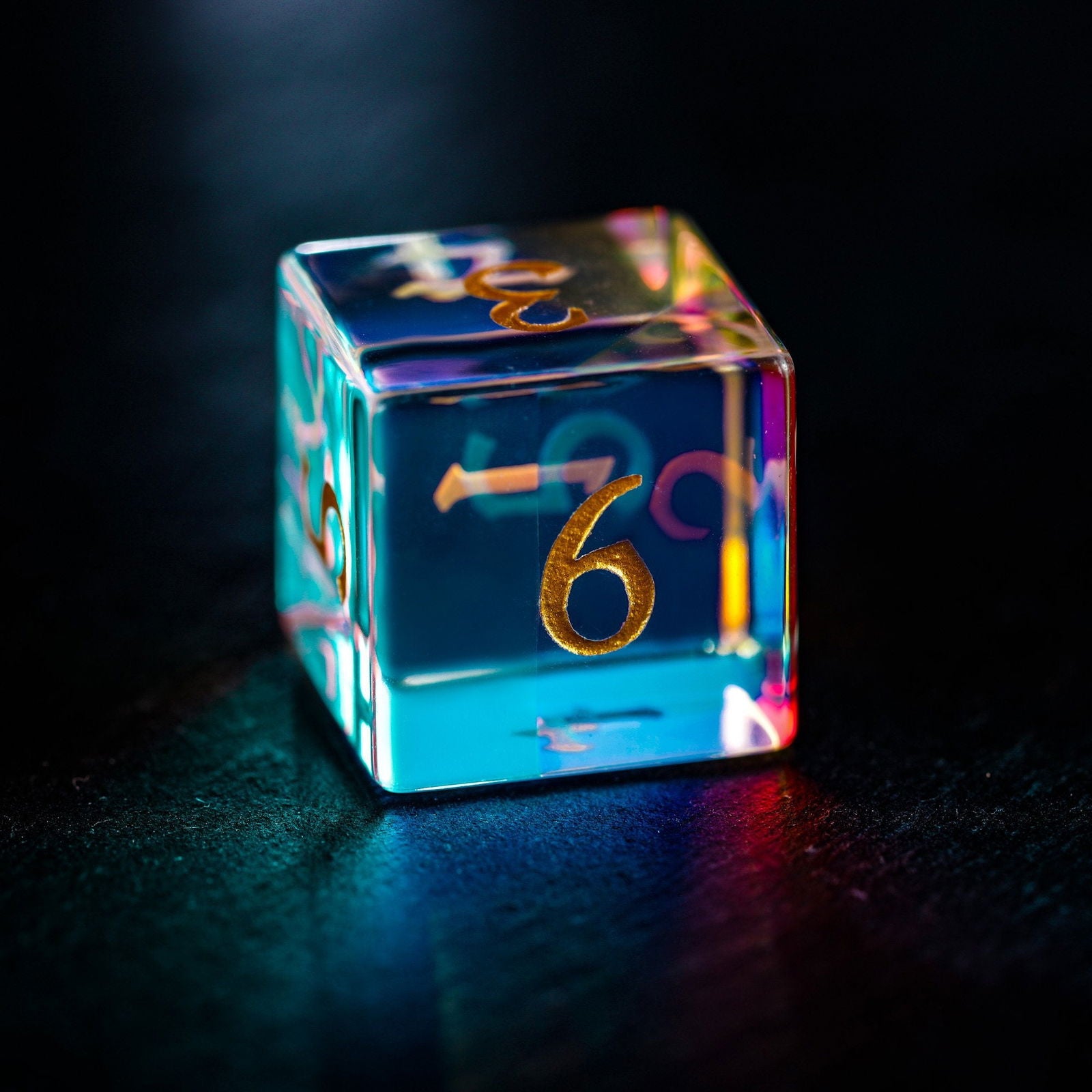 Fantastic Glass DnD D&D Dice Set - CrystalMaggie