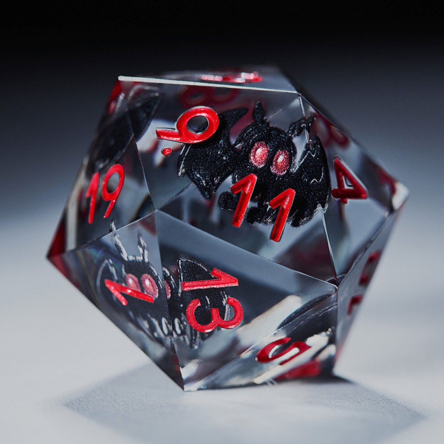 Mothman Resin DnD D&D Dice Set - CrystalMaggie