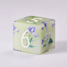 Purple Lrises Resin DnD D&D Dice Set - CrystalMaggie