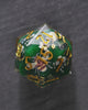 Honey Bee and Flowers Resin DnD D&D Dice Set