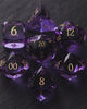 Multifaceted Purple Glass DnD D&D Dice Set