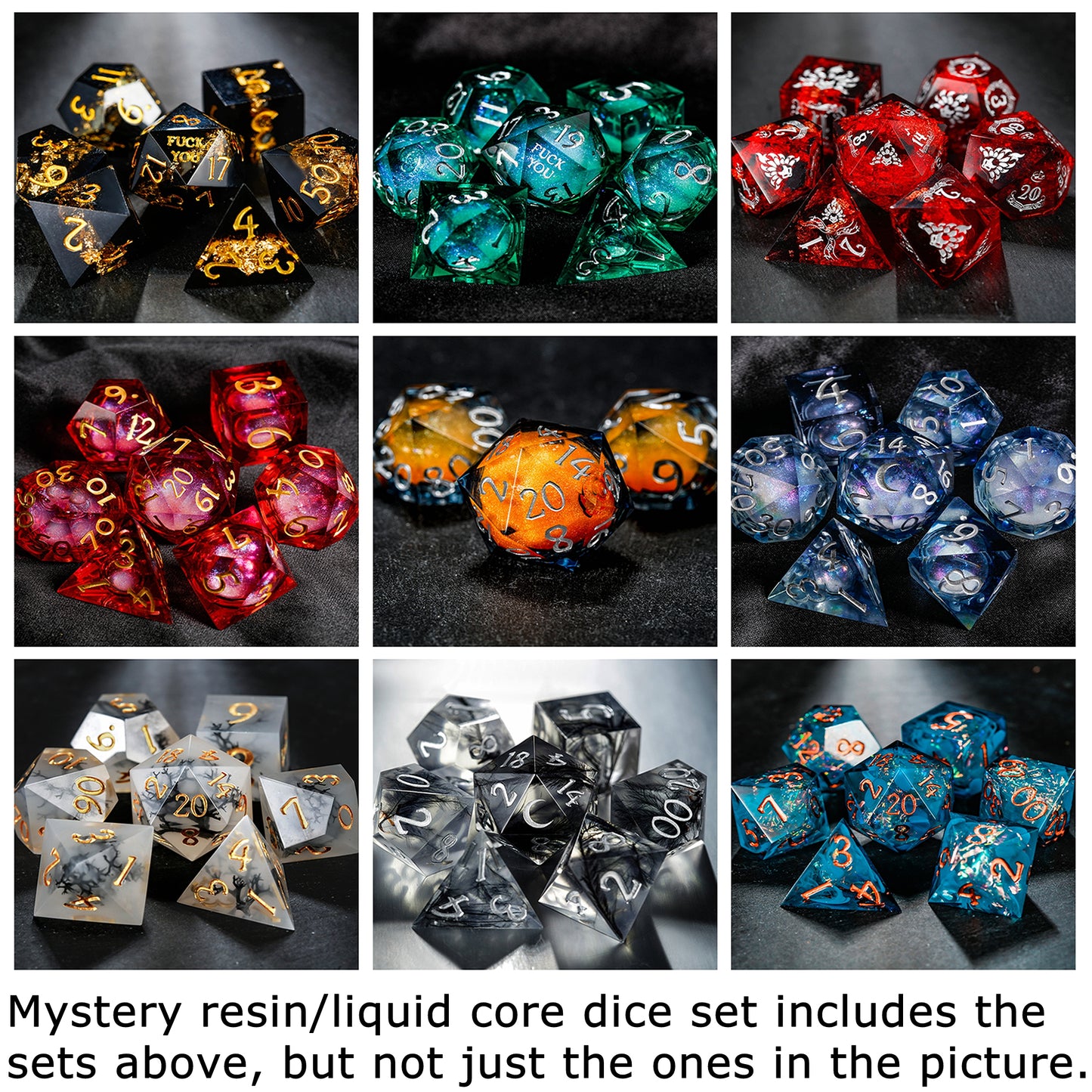 Mystery DnD D&D Dice Set - CrystalMaggie