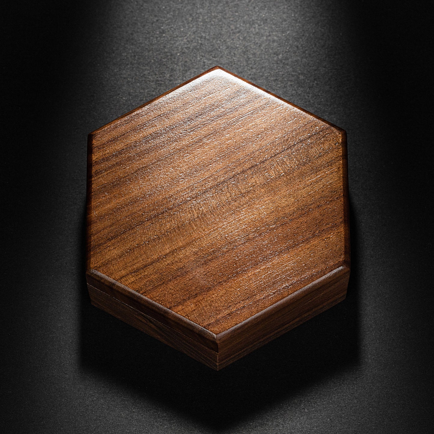 Black Walnut Wood DnD D&D Dice Box - CrystalMaggie