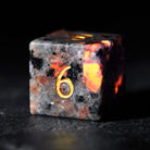 Yooperlite UV Reactive Gemstone F Word DnD D&D Dice Set