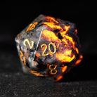 Yooperlite UV Reactive Gemstone DnD D&D Dice Set